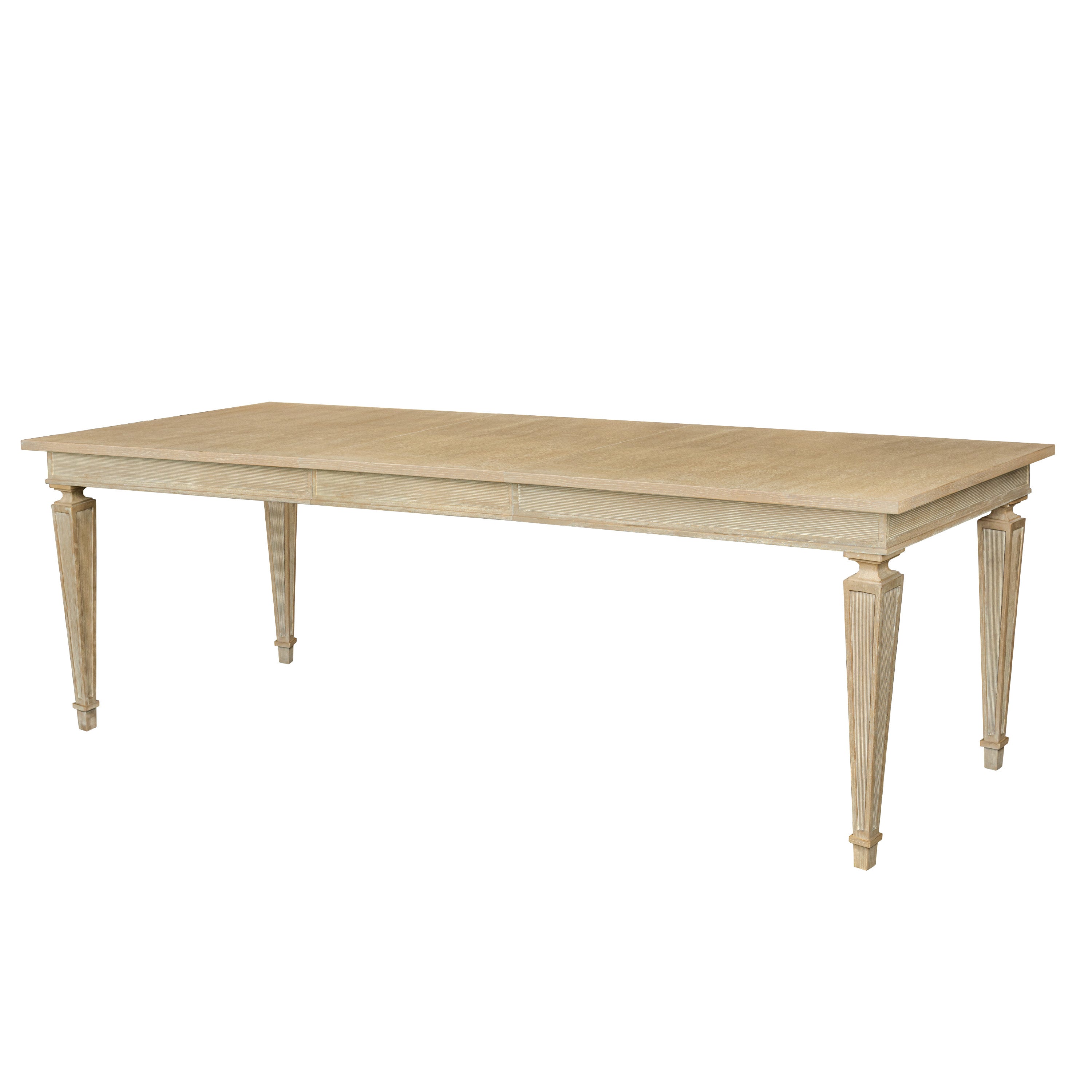 Stanley Willow 72" Extendable Dining Table in Light Brown: Timeless Design for Family Gatherings